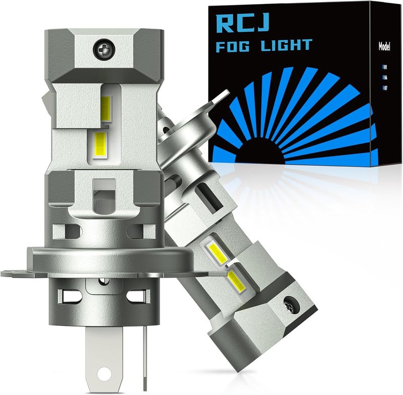 RCJ H4 Fog Bulbs, Powersports Off-Road Use or Fog Light, Pack of 2 - Image 1
